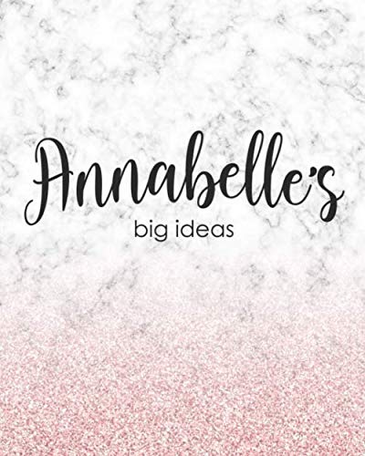 Beispielbild fr Annabelle's Big Ideas: Personalized Notebook - 8x10 Lined Women's Journal zum Verkauf von Revaluation Books