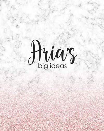 Beispielbild fr Aria's Big Ideas: Personalized Notebook - 8x10 Lined Women's Journal zum Verkauf von Revaluation Books