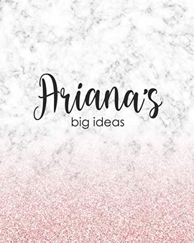 Beispielbild fr Ariana's Big Ideas: Personalized Notebook - 8x10 Lined Women's Journal zum Verkauf von Revaluation Books
