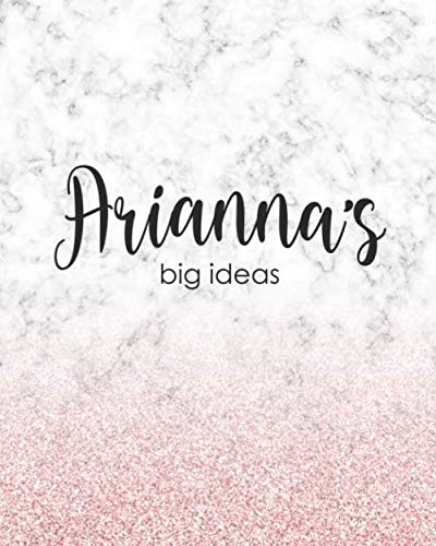 Beispielbild fr Arianna's Big Ideas: Personalized Notebook - 8x10 Lined Women's Journal zum Verkauf von Revaluation Books