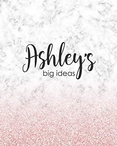 Beispielbild fr Ashley's Big Ideas: Personalized Notebook - 8x10 Lined Women's Journal zum Verkauf von Revaluation Books