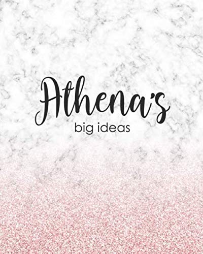 Beispielbild fr Athena's Big Ideas: Personalized Notebook - 8x10 Lined Women's Journal zum Verkauf von Revaluation Books