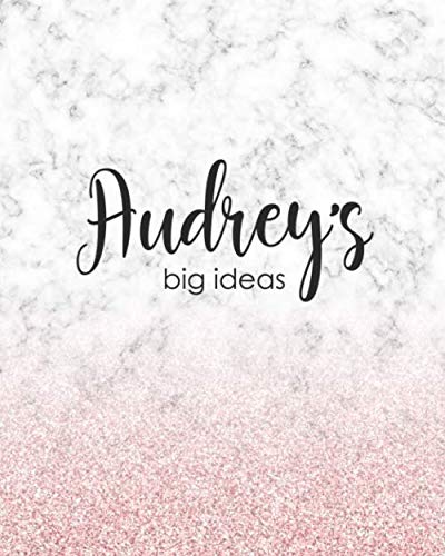 Beispielbild fr Audrey's Big Ideas: Personalized Notebook - 8x10 Lined Women's Journal zum Verkauf von Revaluation Books