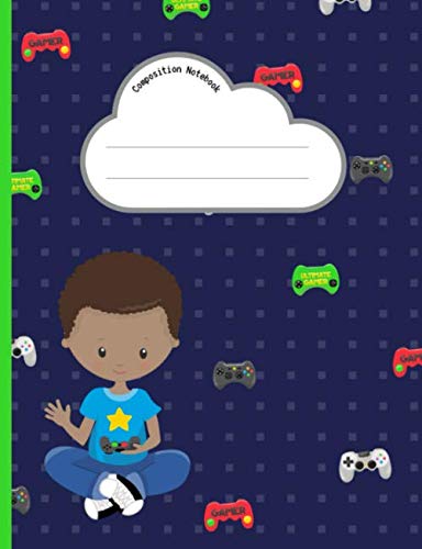 9781079686487: Composition Notebook: Graph paper. Quad Ruled, Squared, Grid, Ideal for students, Design Work, 4x4 (large squares) Gaming lovers, Blue, Gamer.
