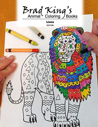 Stock image for Brad King?s Animal Coloring Book: Lions for sale by Lucky's Textbooks