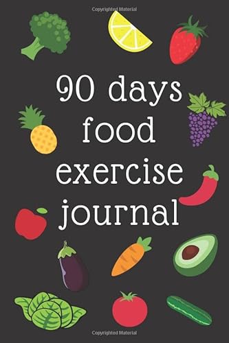 Stock image for 90 days food exercise journal: A Daily Food and Exercise Journal to Help Track Your Goals, Workout, Weight Loss, Bodybuilding, and Health (90 Days Meal and Activity Tracker) for sale by Revaluation Books