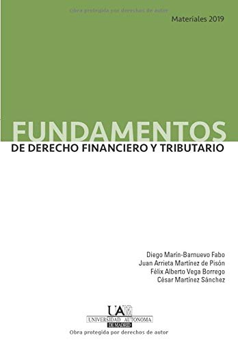Stock image for Fundamentos de Derecho Financiero y Tributario. Materiales 2019 for sale by Ammareal