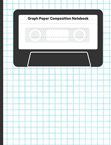 9781080739912: Graph Paper Composition Notebook: Quad Ruled, Squared, Grid, Ideal for students, Design Work, 5x5, Retro 80s Design