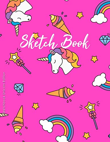 Stock image for Sketchbook Unicorn Edition: Premium 109 Page 8.5 X 11 Sketch Book For Drawing With 10 Free Pages of Drawing Prompts For Inspiration   For The Artist . Unicorn   Sketch Book For Girls Series) for sale by Revaluation Books