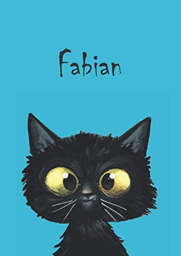 Beispielbild fr Fabian: Katze - Notizbuch / Malbuch - DIN A4 - blanko - glnzendes Coverfinish zum Verkauf von Buchpark