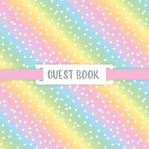 Stock image for Guest Book: Pastel Rainbow Celebration Signing Keepsake for sale by SecondSale
