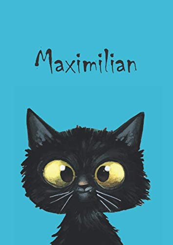 Beispielbild fr Maximilian: Katze - Notizbuch / Malbuch - DIN A4 - blanko - glnzendes Coverfinish zum Verkauf von Buchpark