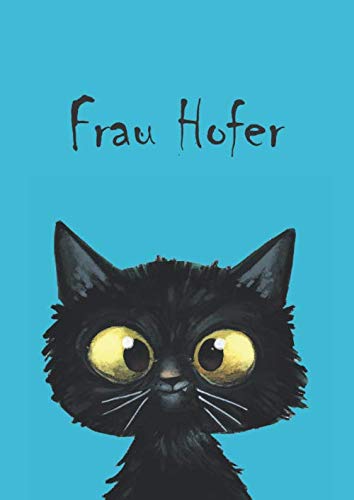 Beispielbild fr Frau Hofer: Katze - Notizbuch / Malbuch - DIN A4 - blanko - glnzendes Coverfinish zum Verkauf von Buchpark