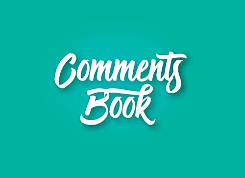 Stock image for Comments Book for Visitors and Guests for sale by Revaluation Books