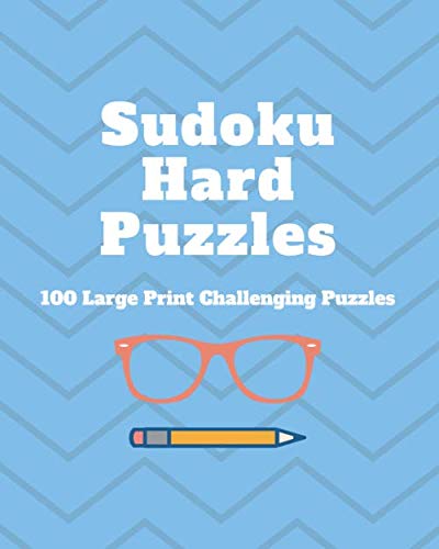 Stock image for Sudoku: Hard Puzzles: 100 Large Print Challenging Puzzles for sale by Revaluation Books