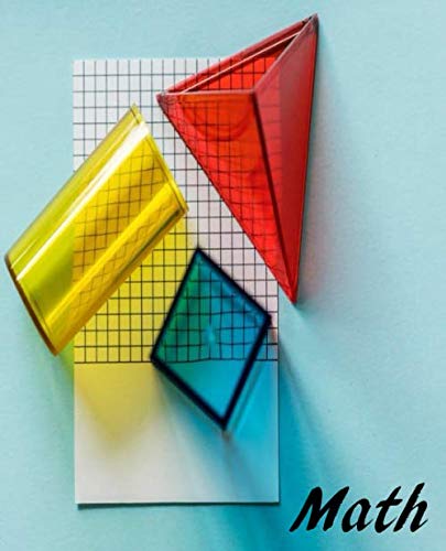 Beispielbild fr Math: Notebook - Graph Paper Notebook - 5 squares per inch Math Composition Notebook for Students zum Verkauf von Revaluation Books