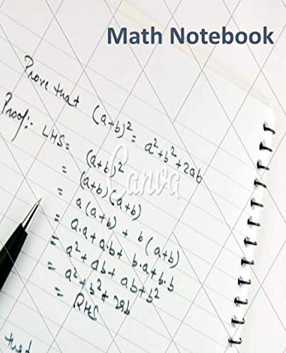 9781081675844: Math Notebook: Graph Paper Notebook - 5 squares per inch Math Composition Notebook for Students