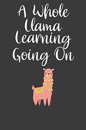 Imagen de archivo de A Whole Llama Learning Going On: First Day of School Adventure Book a la venta por Lucky's Textbooks