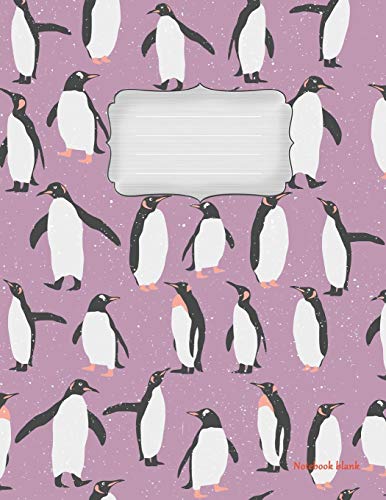 Stock image for Notebook blank: Penguin Vol.1 - A4 format | 112 pages | notebook with register | ideal as diary, sketchbook, sketchbook, drawing book or empty colouring book for sale by Revaluation Books