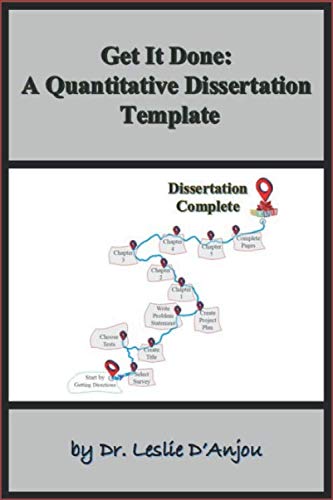 Imagen de archivo de Get It Done: A Quantitative Dissertation Template a la venta por SecondSale