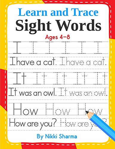 Stock image for Learn and Trace Sight Words: Step-by-Step exercises to help kindergarten and First Grade children learn to read, write, spell, and use essential high-frequency words for sale by PlumCircle