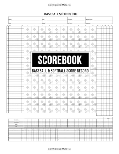 9781086585049-scorebook-baseball-softball-score-record-100-scoring