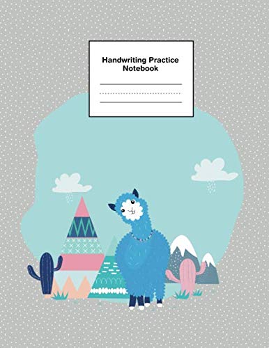Stock image for Handwriting Practice Notebook: Kindergarten to Elementary School - Grades K-2 | Blank Writing Practice Sheets | Cute Llama Journal for sale by Revaluation Books