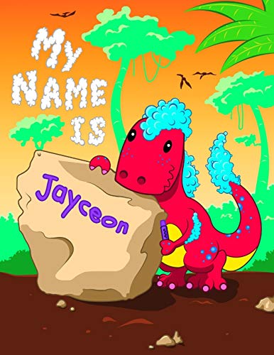 9781087000732: My Name is Jayceon: 2 Workbooks in 1! Personalized Primary Name and Letter Tracing Book for Kids Learning How to Write Their First Name and the ... for Children in Pre-k and Kindergarten