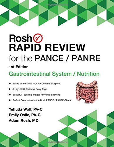 Stock image for Rosh Rapid Review for the PANCE/PANRE: Gastrointestinal System for sale by ThriftBooks-Dallas