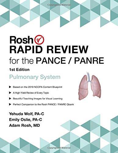 Stock image for Rosh Rapid Review for the PANCE/PANRE: Pulmonary System for sale by ThriftBooks-Dallas