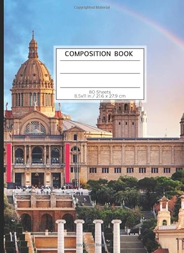 Immagine dell'editore per COMPOSITION BOOK 80 SHEETS 8.5x11 in / 21.6 x 27.9 cm: A4 Squared White Rimmed Book | "Barcelona Style" | Workbook for Teens Kids Students Boys | Notes School College | Mathematics | Physics venduto da Revaluation Books
