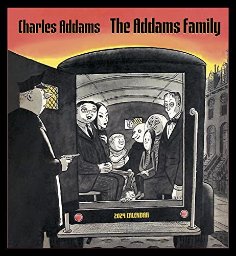Imagen de archivo de Charles Addams The Addams Family 2024 Wall Calendar a la venta por A Good Read