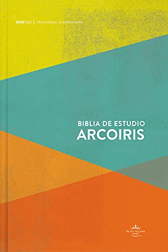 Beispielbild fr RVR 1960 Biblia de Estudio Arco Iris, multicolor tapa dura zum Verkauf von PBShop.store US