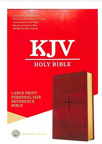 Stock image for KJV Holy Bible/Super Giant Print Reference Bible/Words of Christ in red/Brown for sale by GoldenWavesOfBooks