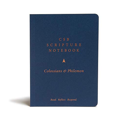 Stock image for CSB Scripture Notebook, Colossians and Philemon: Read. Reflect. Resopnd. for sale by SecondSale
