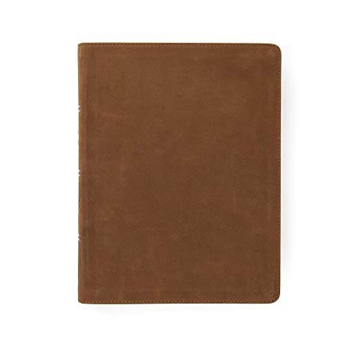 Stock image for CSB Men of Character Bible, Brown Genuine Leather, Black Letter, Presentation Page, Articles, Character Profiles, Easy-to-Read Bible Serif Type for sale by HPB Inc.