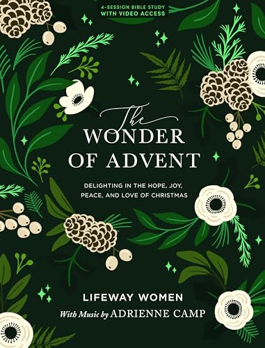 Stock image for The Wonder of Advent - Bible Study Book with Video Access: Delighting in the Hope, Joy, Peace, and Love of Christmas for sale by Giant Giant