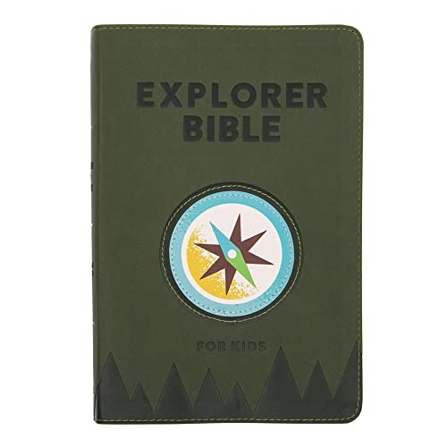 

Holy Bible: Csb Explorer Bible for Kids, Olive Compass Leathertouch