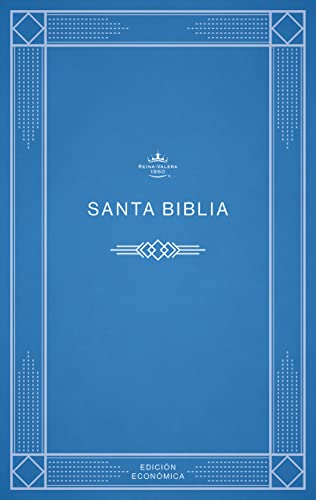 Stock image for RVR 1960 Biblia edici�n econ�mica, azul tapa r�stica | RVR 1960 Economic Bible Blue Paperback (Spanish Edition) for sale by Russell Books