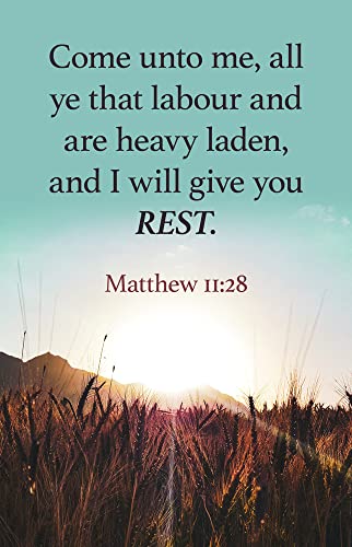 

Come Unto Me Bulletin (Pkg 100) Funeral (Miscellaneous Print)