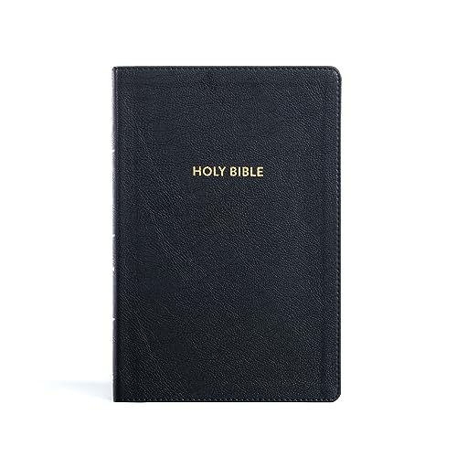 Stock image for KJV Rainbow Study Bible, Black LeatherTouch, Black Letter, Pure Cambridge Text, Color Coded, Bible Study Helps, Reading Plans, Full-Color Maps, Easy to Read Bible MCM Type for sale by Lakeside Books