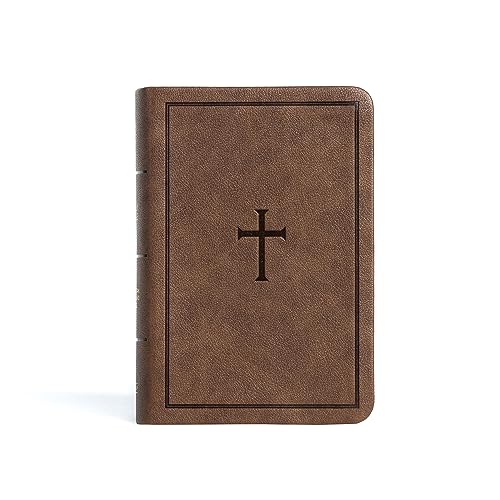 Beispielbild fr CSB Large Print Compact Reference Bible, Brown Leathertouch zum Verkauf von Blackwell's