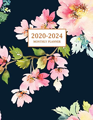 Stock image for 2020-2024 Monthly Planner: Large Five Year Planner with Floral Cover (Volume 2) for sale by PlumCircle