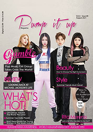 9781087903446: Pump it up Magazine - K-Pop Sensation RUMBLE G - August 2021
