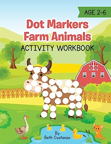 Beispielbild fr Dot Markers Farm Animals Activity Workbook zum Verkauf von PBShop.store US