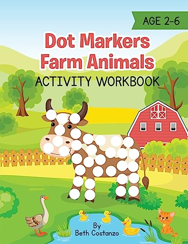 Stock image for Dot Markers Farm Animals Activity Workbook for sale by PBShop.store US