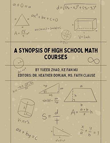 Stock image for A Synopsis of High School Math Courses for sale by HPB-Diamond