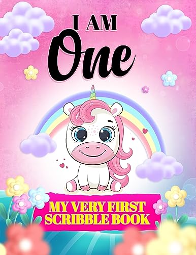 Beispielbild fr I AM ONE: My Very First Scribble Book: Blank Pages Drawing for Babies-Gift for one year old baby girl zum Verkauf von GreatBookPrices