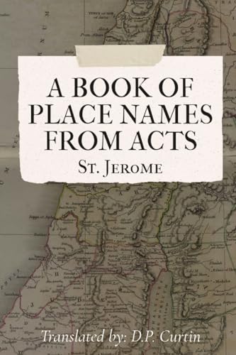 Stock image for A List of Placenames from 'Acts' for sale by PBShop.store US