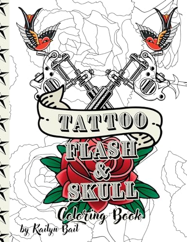 Stock image for Tattoo Flash and Skull Coloring Book for sale by GreatBookPrices